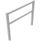 Stationary access barriers | welded | with top and quarter-bent bar | hot-dip galvanized | total width: 1500 mm